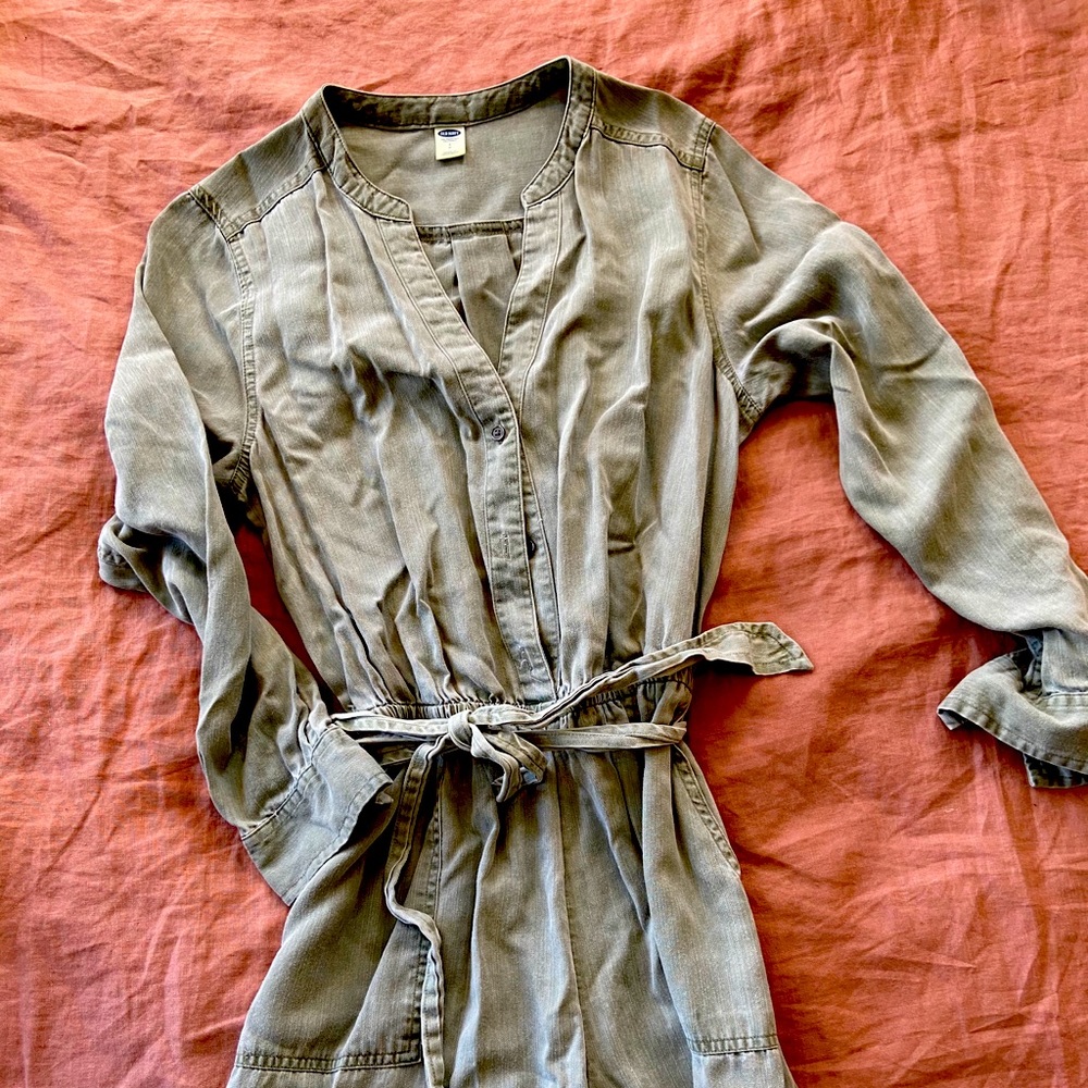 Full body jumpsuit. Olive green